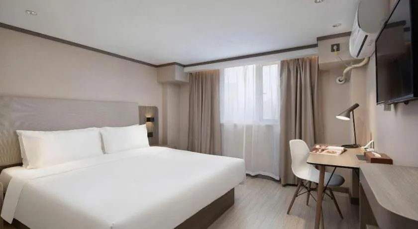 Bed in Hanting Hotel Changsha Xiangya Fu'er Ziyuan Road