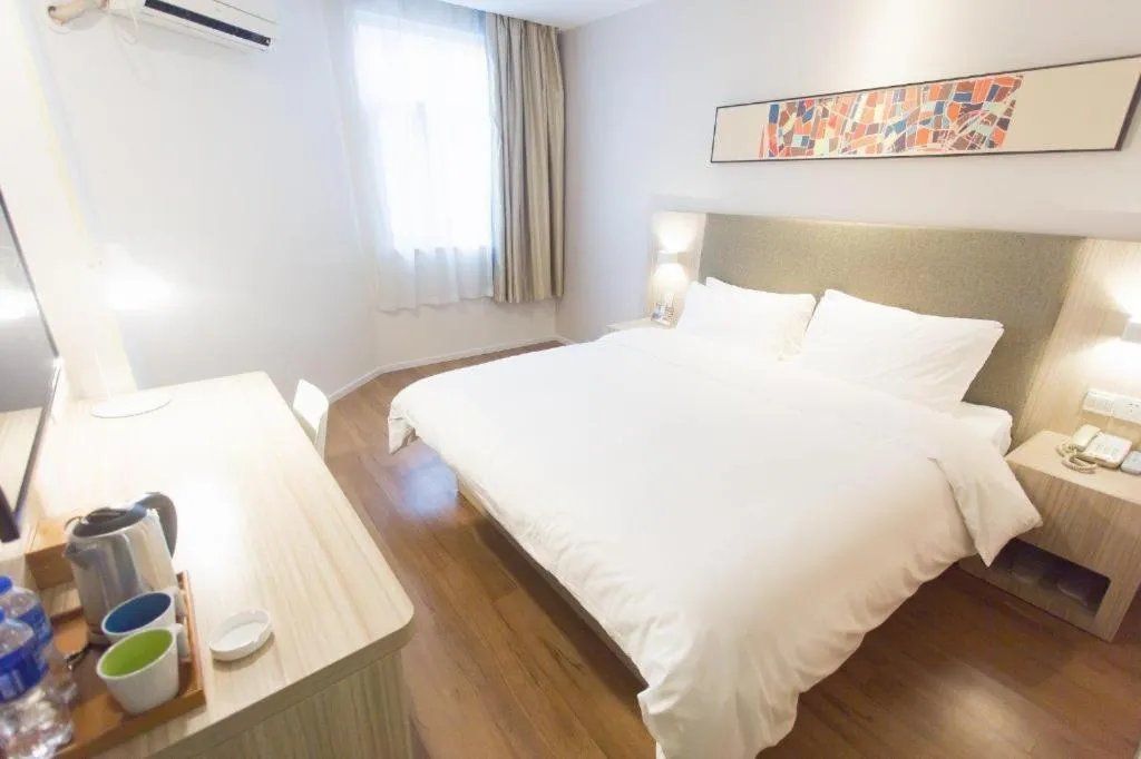 Bed in Hanting Hotel Changsha Xiangya Fu'er Ziyuan Road