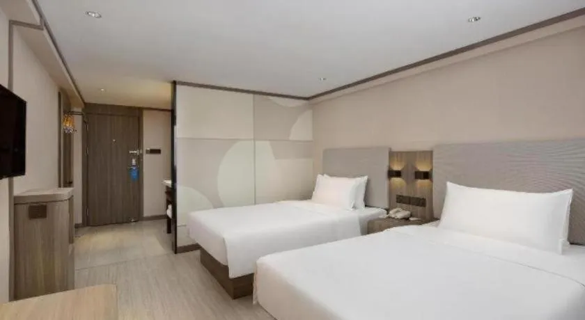 Bed in Hanting Hotel Changsha Xiangya Fu'er Ziyuan Road
