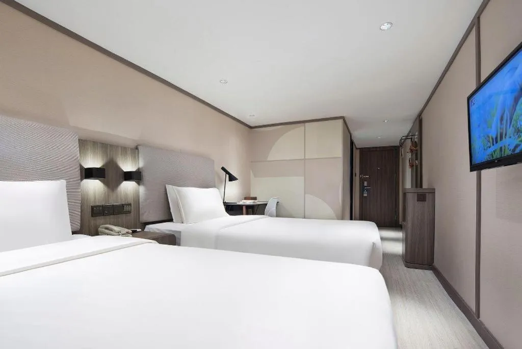 Bed in Hanting Hotel Changsha Xiangya Fu'er Ziyuan Road