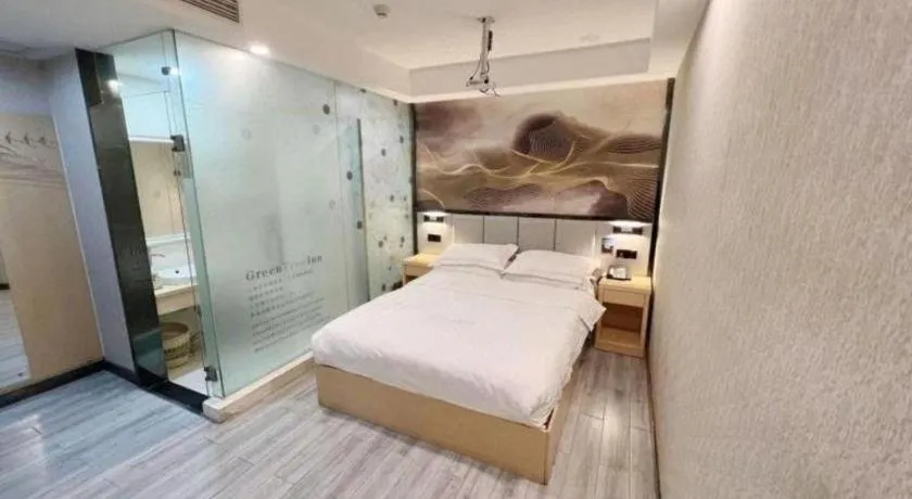 Bed in GreenTree Alliance Jiangsu Nanjing Pukou District Zhongsheng Street Wende Road Metro Station Hotel