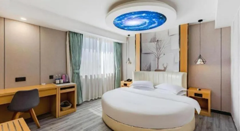 Bed in GreenTree Alliance Jiangsu Nanjing Pukou District Zhongsheng Street Wende Road Metro Station Hotel
