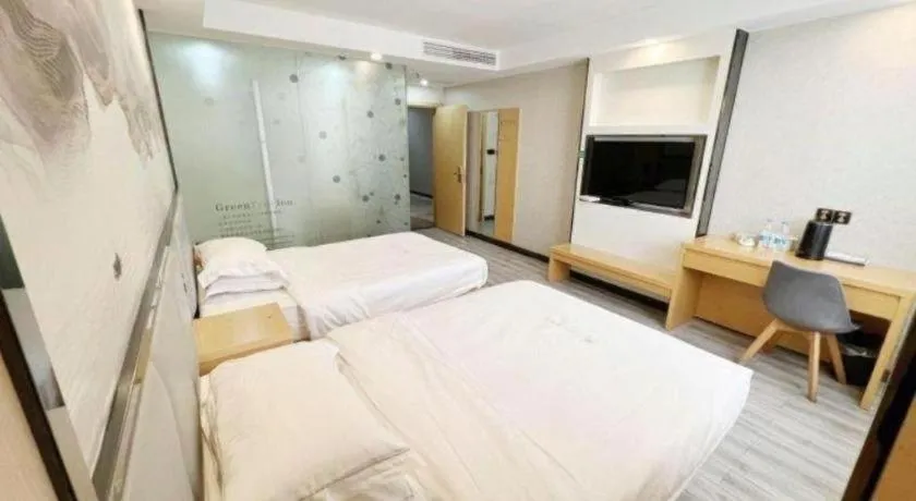 Bed in GreenTree Alliance Jiangsu Nanjing Pukou District Zhongsheng Street Wende Road Metro Station Hotel
