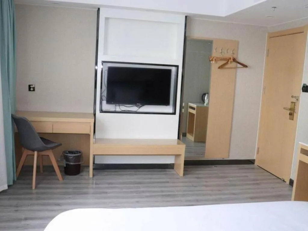 Bed in GreenTree Alliance Jiangsu Nanjing Pukou District Zhongsheng Street Wende Road Metro Station Hotel