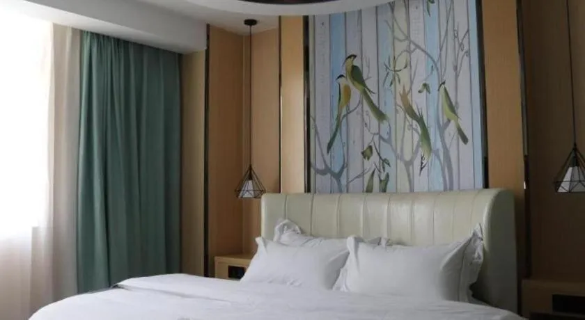 Bed in GreenTree Alliance Jiangsu Nanjing Pukou District Zhongsheng Street Wende Road Metro Station Hotel