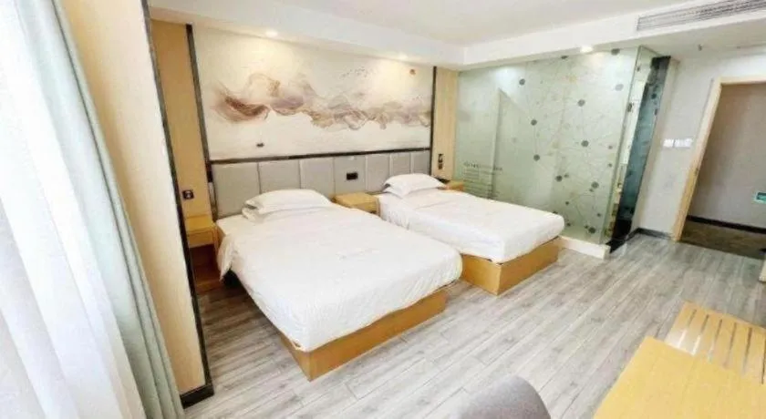Bed in GreenTree Alliance Jiangsu Nanjing Pukou District Zhongsheng Street Wende Road Metro Station Hotel