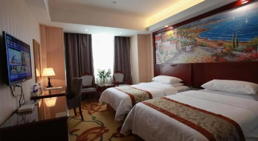 Bed in Vienna Classic Hotel Ningbo Xiangshan Wanda