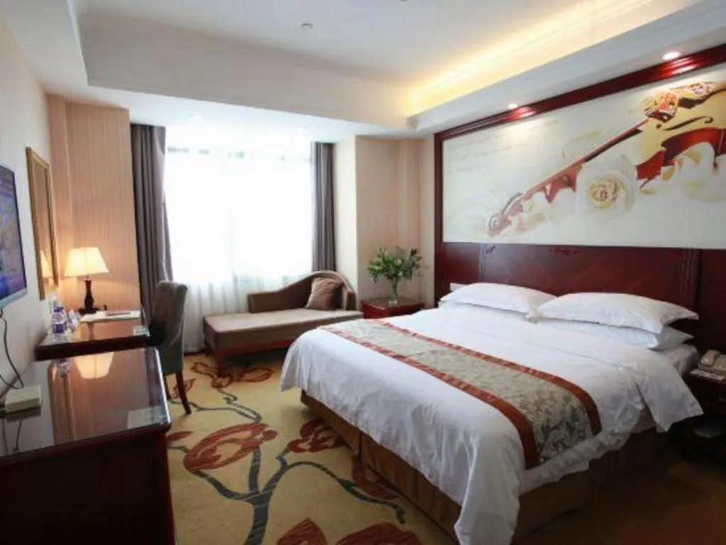 Bed in Vienna Classic Hotel Ningbo Xiangshan Wanda