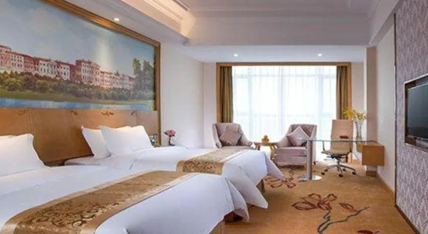Bed in Vienna Classic Hotel Ningbo Xiangshan Wanda