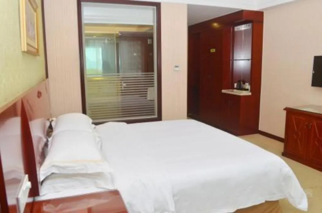Bed in Vienna Classic Hotel Ningbo Xiangshan Wanda