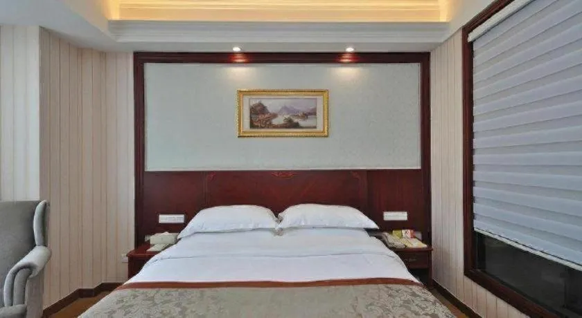 Bed in Vienna Classic Hotel Ningbo Xiangshan Wanda