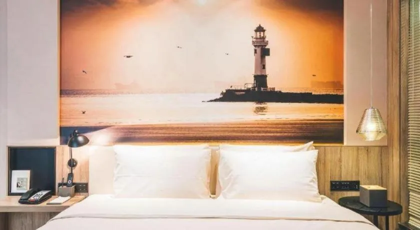 Bed in Vienna Hotel Shanghai Hongqiao Huaxin Road