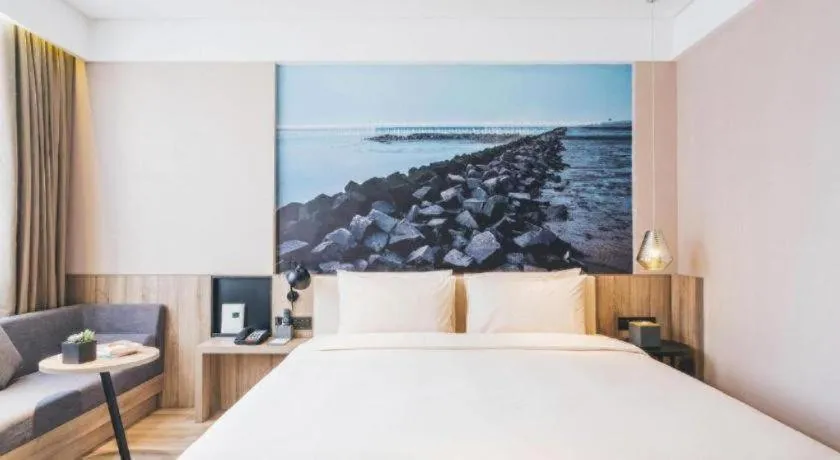 Bed in Vienna Hotel Shanghai Hongqiao Huaxin Road