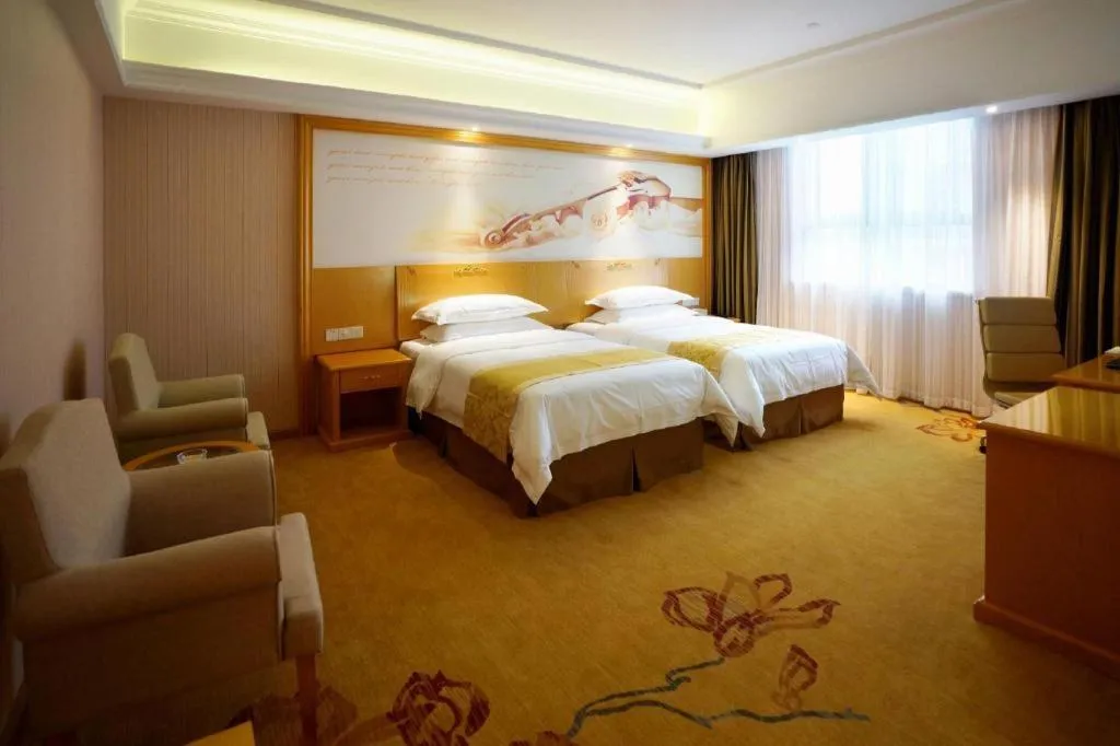 Bed in Vienna Hotel Shanghai Hongqiao Huaxin Road