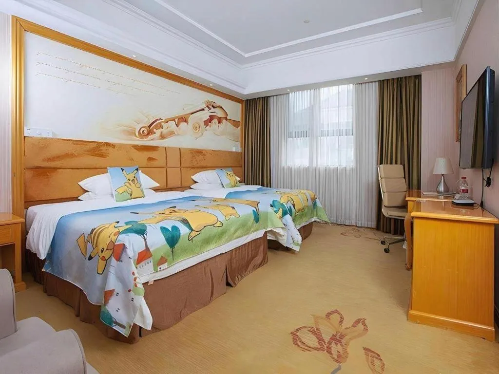 Bed in Vienna Hotel Shanghai Hongqiao Huaxin Road