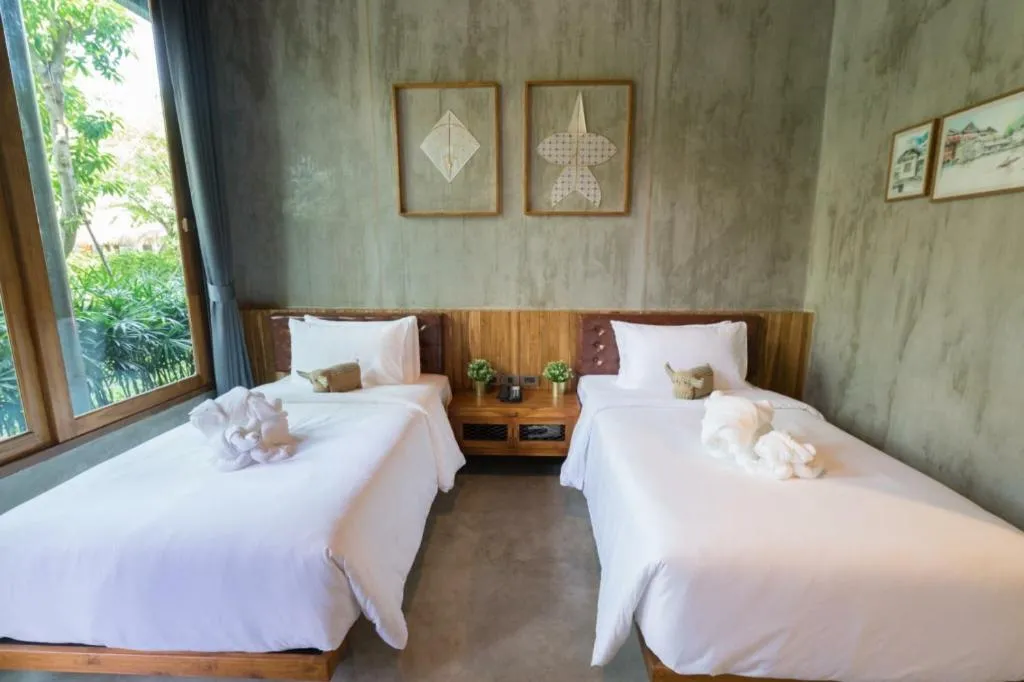 Bed in The Buffalo Amphawa