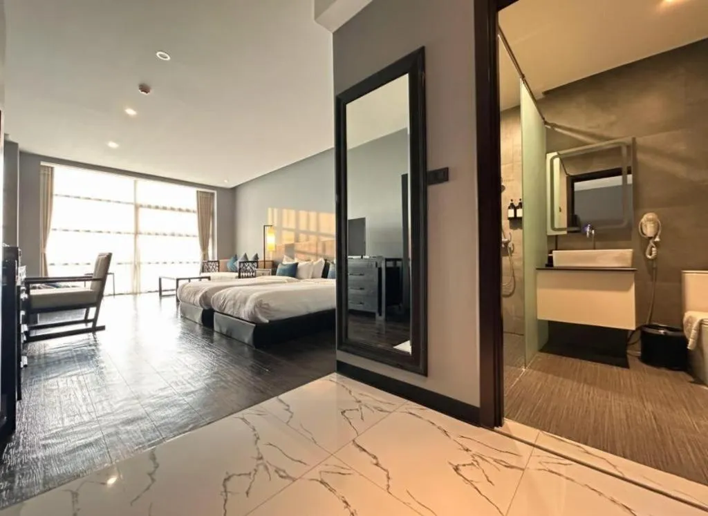 Bed in Tera Hotel Vientiane