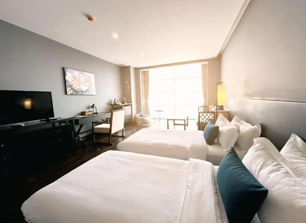 Bed in Tera Hotel Vientiane