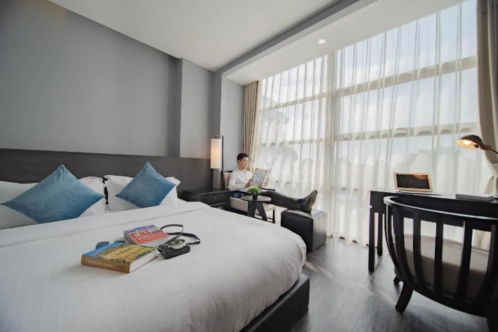 Bed in Tera Hotel Vientiane