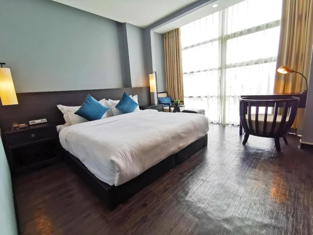 Bed in Tera Hotel Vientiane