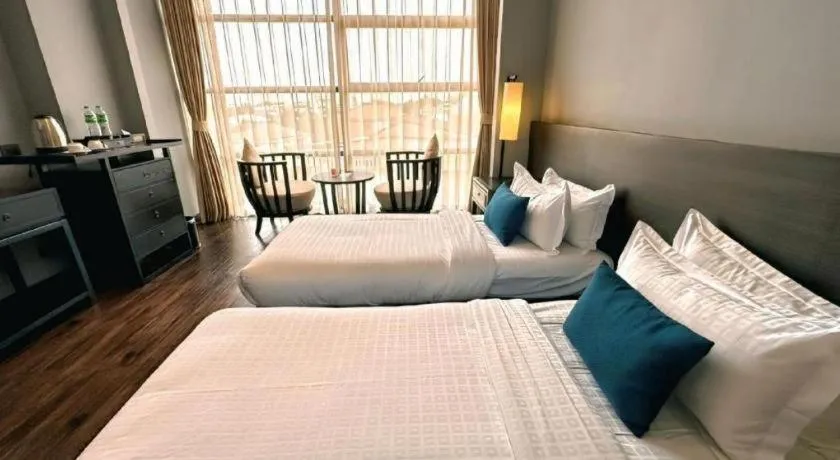 Bed in Tera Hotel Vientiane