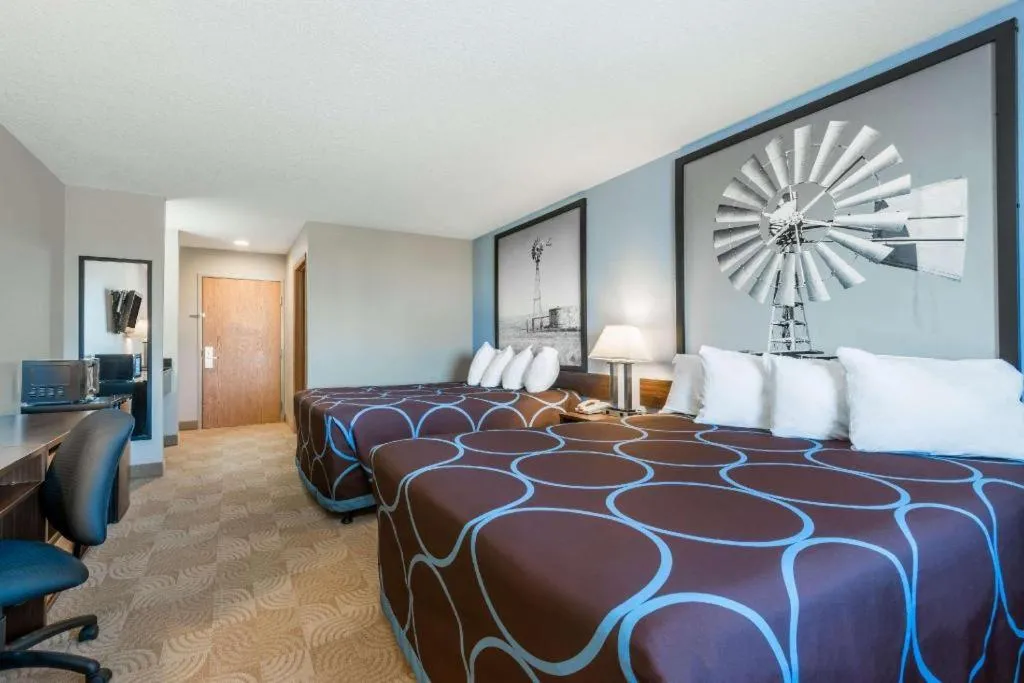 Bed in Super 8 By Wyndham Beloit