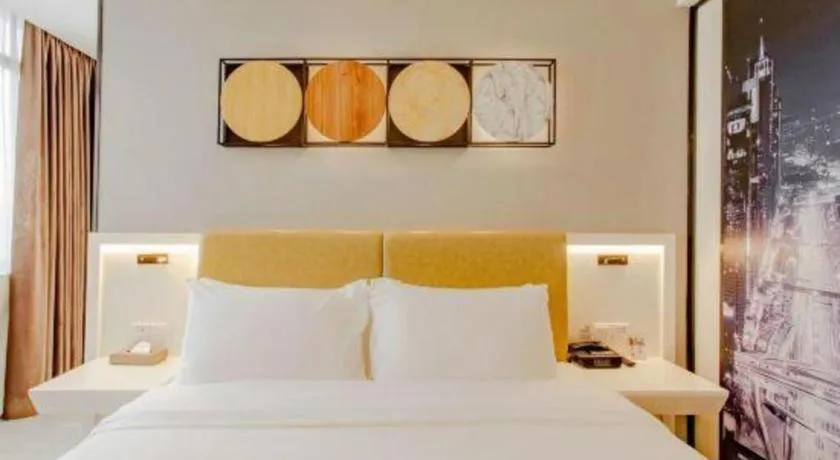 Bed in Ibis Styles Chengdu Chunxi Taikoo Li Hotel