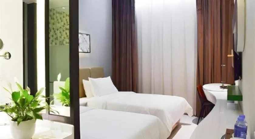 Bed in Ibis Styles Chengdu Chunxi Taikoo Li Hotel