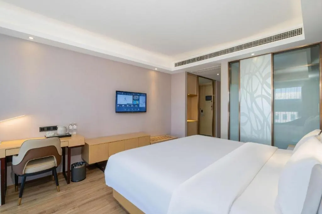 Bed in Lavande Hotel Bejing West Station South Square Lize Commercial Zone