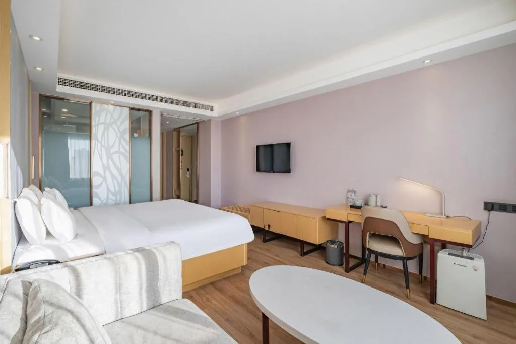 Bed in Lavande Hotel Bejing West Station South Square Lize Commercial Zone