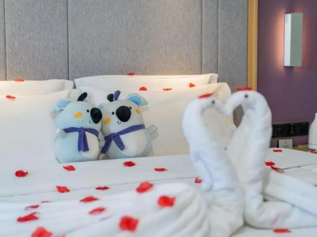 Bed in Lavande Hotel Bejing West Station South Square Lize Commercial Zone