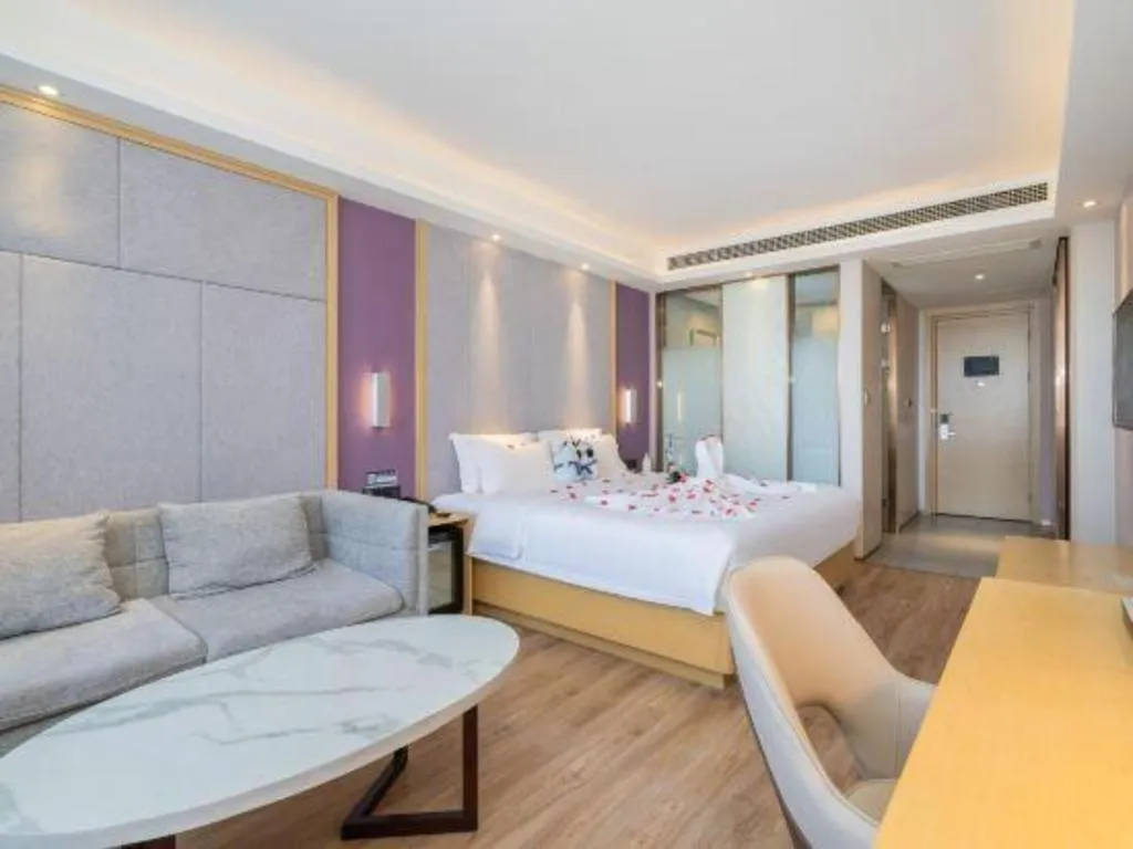 Bed in Lavande Hotel Bejing West Station South Square Lize Commercial Zone
