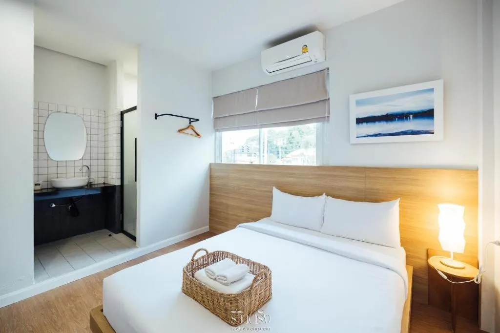 Bed in Sirichai Design Hotel