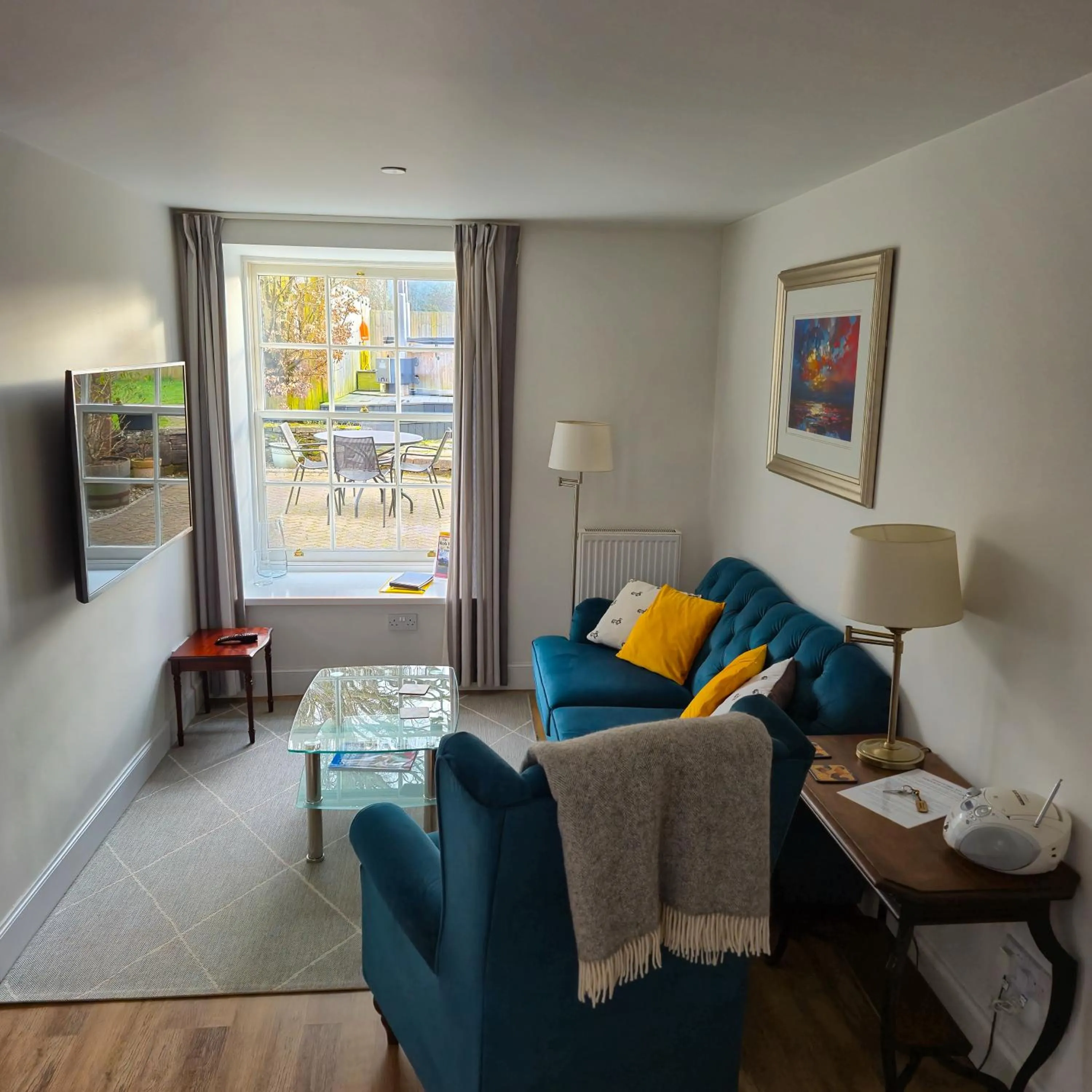 TV and multimedia in Loch Lomond Finnich Cottages