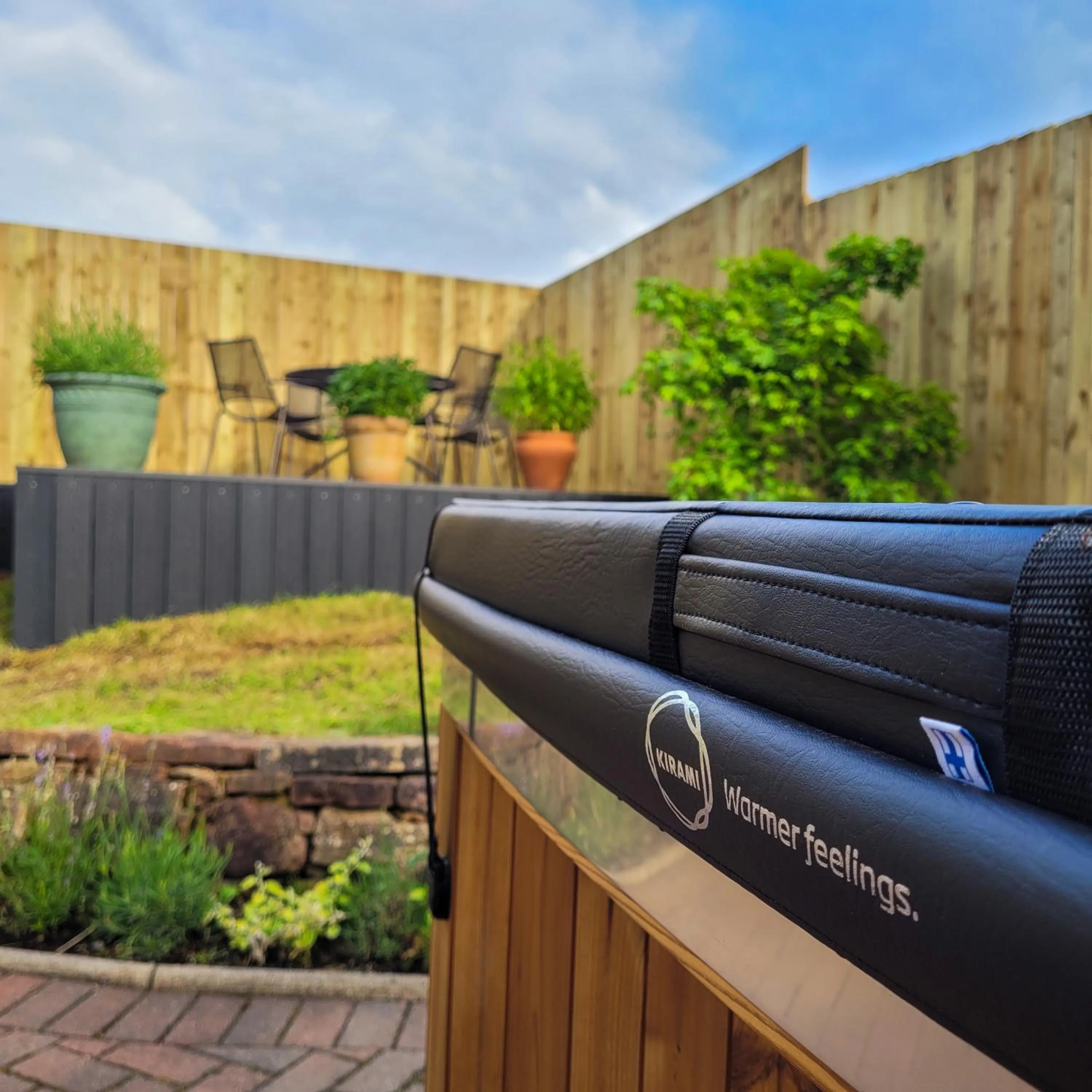 Patio in Loch Lomond Finnich Cottages