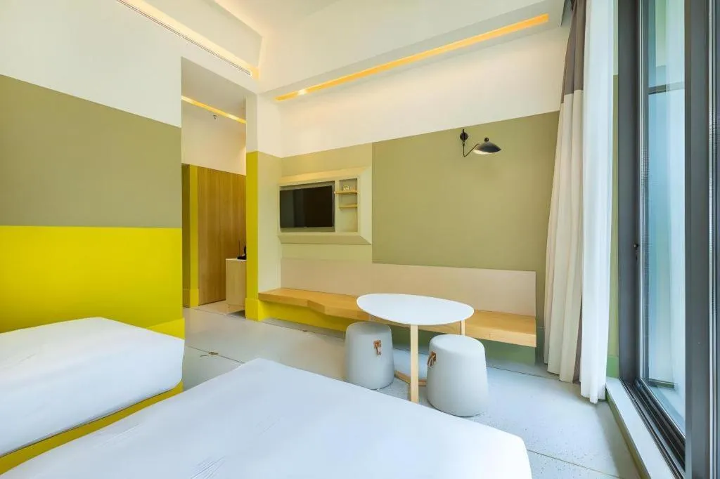 Bed in SongShan Lake PingShang Serviced Hotel