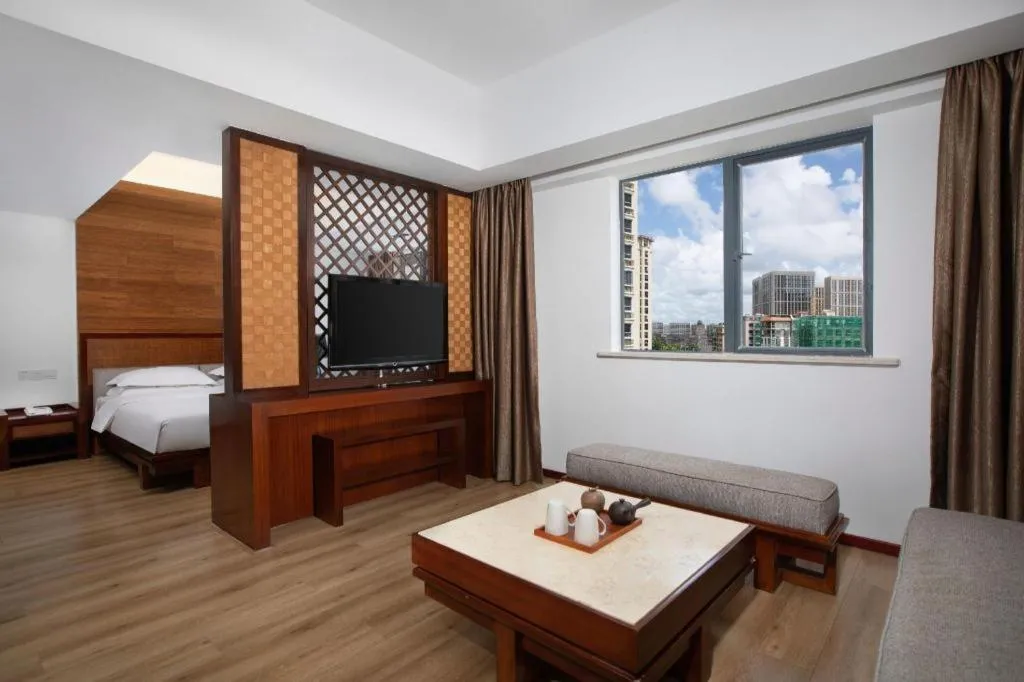 Bed in Ramada Encore by Wyndham Qionghai Downtown
