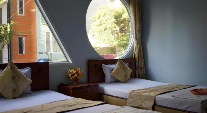 Bed in Ciao CatBa Hotel