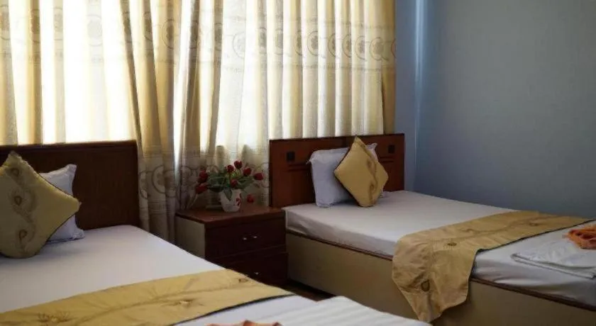 Bed in Ciao CatBa Hotel