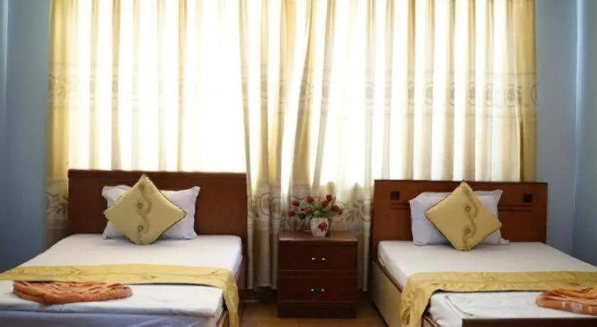 Bed in Ciao CatBa Hotel