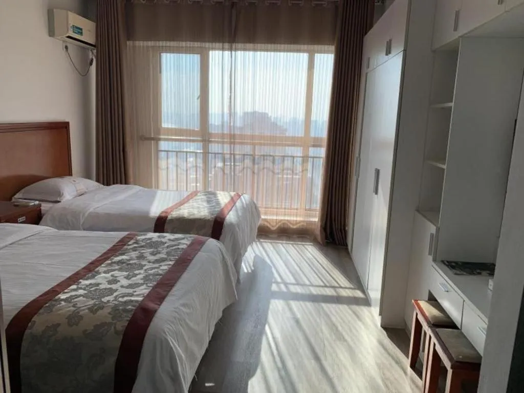 Bed in GreenTree Inn Weihai Liugongdao Wharf Qingdao North Road Express Hotel