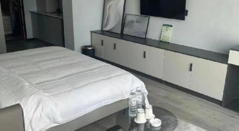 Bed in GreenTree Inn Weihai Liugongdao Wharf Qingdao North Road Express Hotel