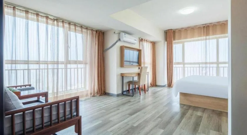 Bed in GreenTree Inn Weihai Liugongdao Wharf Qingdao North Road Express Hotel