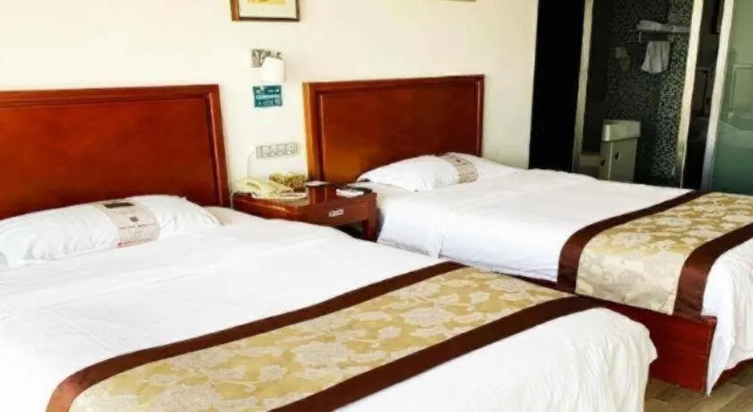 Bed in GreenTree Inn Weihai Liugongdao Wharf Qingdao North Road Express Hotel