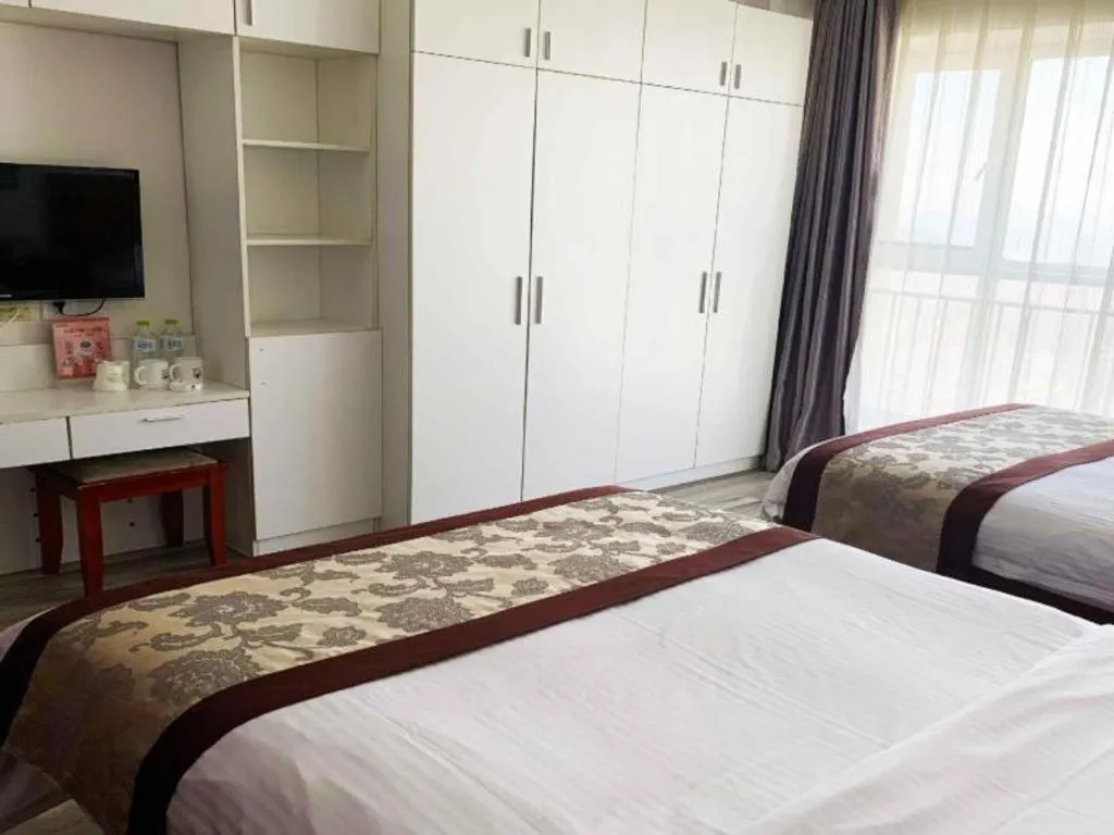 Bed in GreenTree Inn Weihai Liugongdao Wharf Qingdao North Road Express Hotel