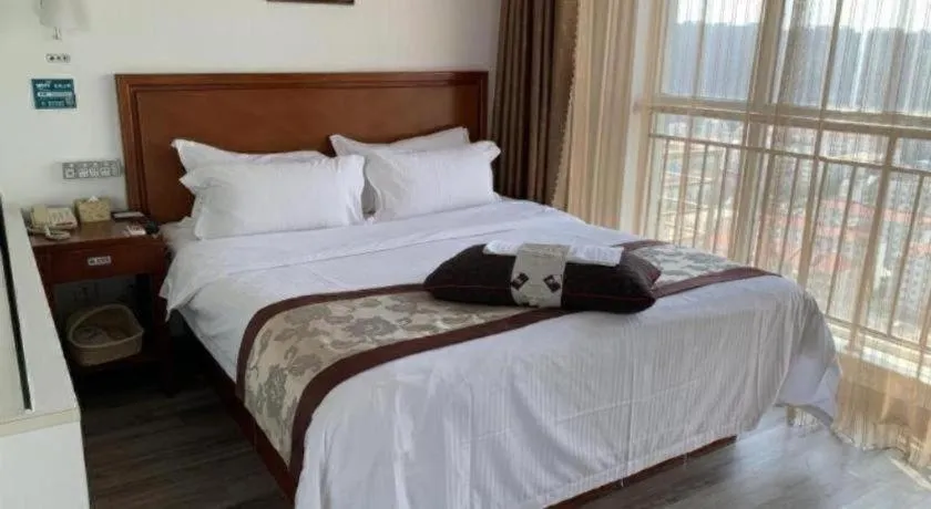 Bed in GreenTree Inn Weihai Liugongdao Wharf Qingdao North Road Express Hotel