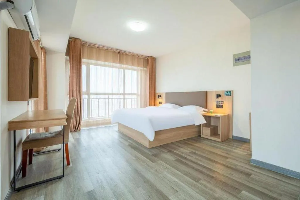 Bed in GreenTree Inn Weihai Liugongdao Wharf Qingdao North Road Express Hotel