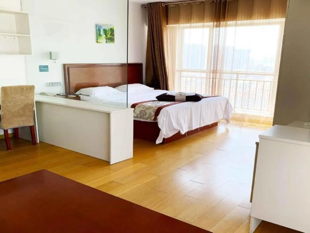 Bed in GreenTree Inn Weihai Liugongdao Wharf Qingdao North Road Express Hotel