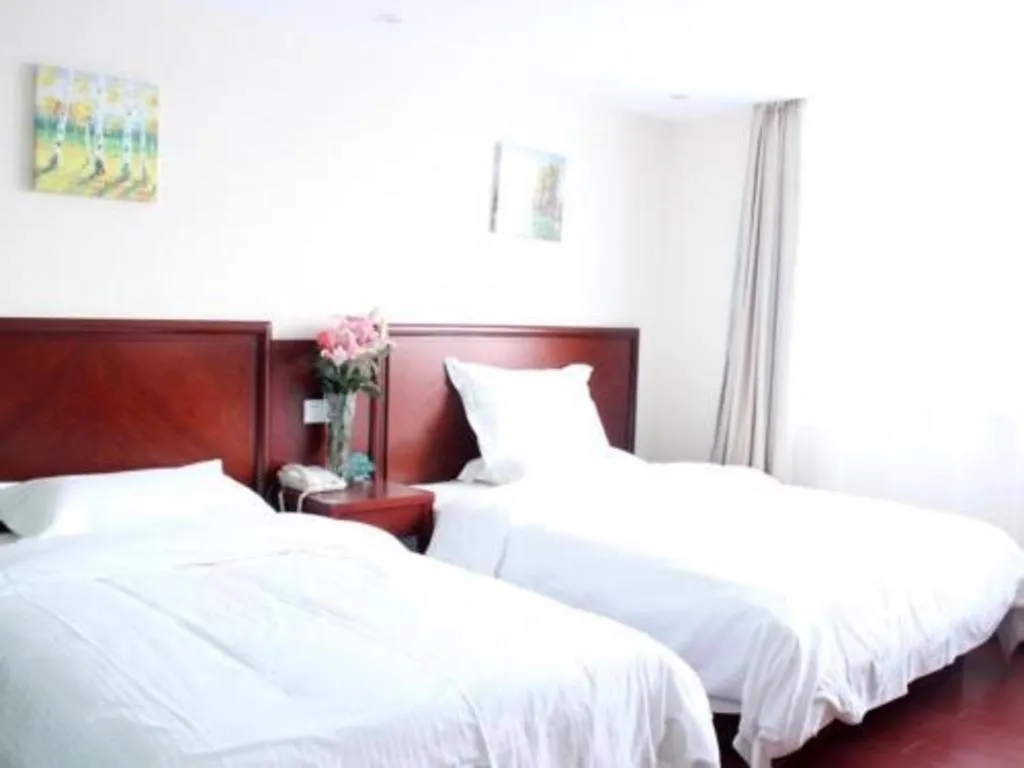 Bed in GreenTree Inn Weihai Liugongdao Wharf Qingdao North Road Express Hotel