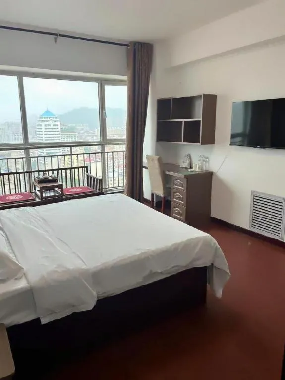 Bed in GreenTree Inn Weihai Liugongdao Wharf Qingdao North Road Express Hotel